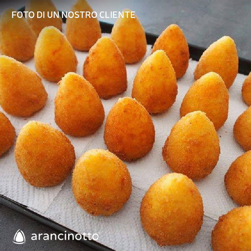 Arancinotto Arancini Maker - Original Made in Sicily (Pointed Shape - 80 Grams arancini)...