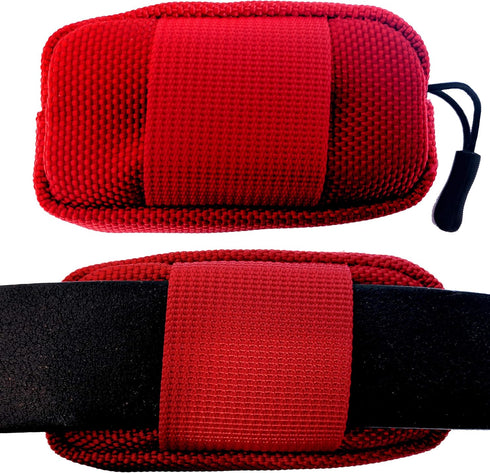 Spy Spot Waterproof Small Pouch with Zipper - Oxford Thick Fabric - Multi-purpose Bag with Loop Attachment - GPS Tracker Case, Dog Collar Pouch - ...