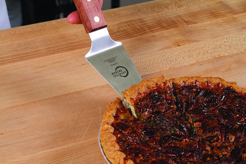 Mercer Culinary Praxis Rosewood Handle Pie Server, 5 x 2, Brown...