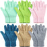 Bencailor 6 Pairs Microfiber Dusting Gloves, Dusting Cleaning Gloves Microfiber Gloves for Plants House Blinds Car Dust Mitt (Fresh Color,Medium)...