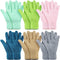 Bencailor 6 Pairs Microfiber Dusting Gloves, Dusting Cleaning Gloves Microfiber Gloves for Plants House Blinds Car Dust Mitt (Fresh Color,Large)...