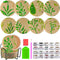 8 Pcs Leaves Diamond Painting Coasters Kit,Acrylic Diamond Art Coasters with Holder,DIY Green Leave Diamond Painting Coasters for Adults Beginners...