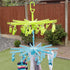 HANGERWORLD 20 Clip Hanging Laundry Drying Rack for Socks, Underwear and Baby Clothes...
