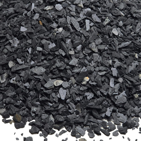 Natural Slate Stone - 1/8 to 1/4 inch Slate Gravel | Perfect for Basing Models, Aquariums, Bonsai and Miniature Gardens (1lb)...