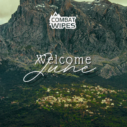 Combat Wipes ACTIVE Outdoor Wet Wipes - Extra Thick Camping Gear, Biodegradable, Body & Hand Cleansing/Refreshing Cloths for Backpacking & Gym w/N...