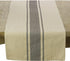 Cotton Table Runner With Banded Design...