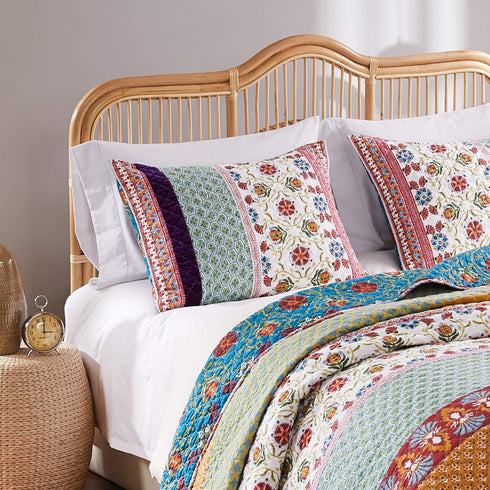 Greenland Home Thalia Pillow Sham, 1 Count, Model GL-1606AS, Standard 20x26-inch, Tango...