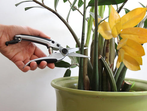 TABOR TOOLS K18A Pruning Shears with Straight Japanese Style Blades, Florist Scissors, Multi-Tasking Garden Snips for Arranging Flowers, Trimming ...