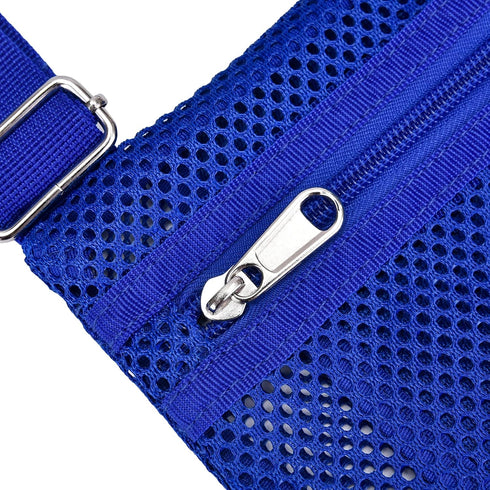 Heavy Duty Semi-Transparent Mesh Purse, See Through Mesh Crossbody Bag...