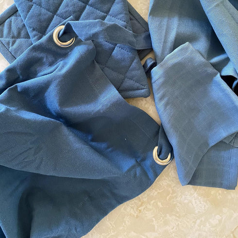 Full Circle Kind Collection Plant-Dyed Organic Cotton, Apron, Indigo...