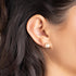 Barzel 18K Gold Plated Caged Pearl Stud Earrings, 4MM - Made In Brazil...