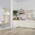 No. 918 Bristol Coffee Shop Semi-Sheer Rod Pocket Kitchen Curtain Valance and Tiers Set, 54" x 24", Ivory Off-White...