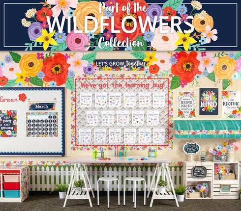 Teacher Created Resources Wildflowers Bulletin Board (TCR6593)...