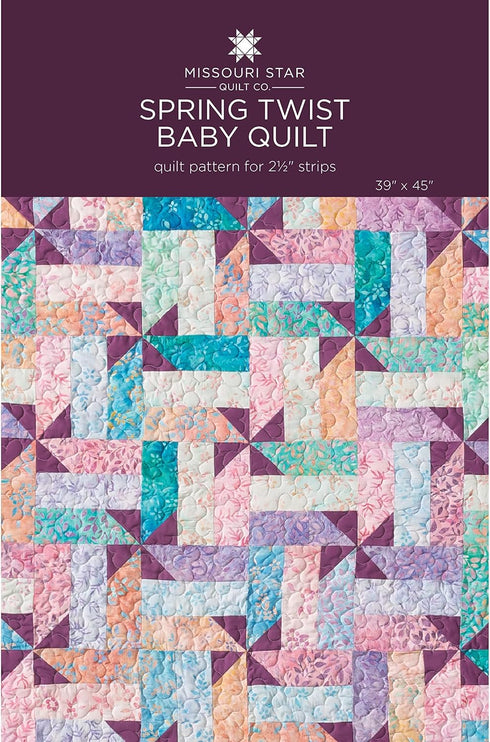 MISSOURI STAR QUILT CO. Crib Quilt Batting 45''x60'' | 80/60 Warm Cotton Poly Filling with Quilt Pattern Included | Medium Weight Batting Roll for...