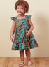 Butterick Toddlers' High Waisted Dress Sewing Pattern Kit, Design Code B6885, Sizes 1/2-1-2-3-4, Multicolor...