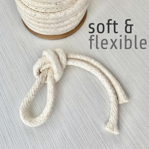 3/8" (12/32") Cotton Piping Cord, Size 4 (15 yds)...