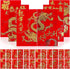 LIOOBO Chinese Red Envelopes: Lunar New Year of Money Envelopes, 2024 Chinese New Year Spring Festival Supplies (L-001 36Pcs)...
