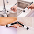 2-in-1 Dustpan Cleaning Brush Set, for Blind Recesses, Door and Window Tracks, Kitchen Recess, White, Pack of 2...