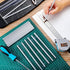 48 Packs Silver Pencil Welders Pencil Metallic Silver Marking Hex Pencil Welding Supplies Marking Tools for Welders Plumbers Framer Carpenter Offi...