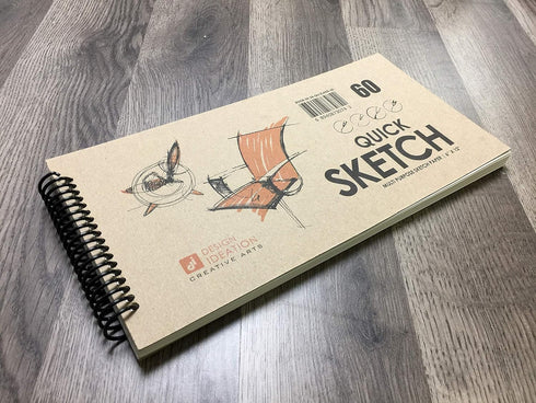 Design Ideation Quick Sketch Book : Multi-Media Paper Sketchbook for Pencil, Ink, Marker and Charcoal. Great for Art, Design and Education. Ideal ...