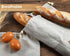 Linen Bread Bags Set of 4 Reusable Bread Bags for Homemade Bread Fresh Bread Storage for Crusty European Bread, Baguette...