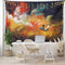 Ambesonne Fantasy Tapestry, Man on a Boat Floating Within Nebula Cloud in Vivid Colorful Psychedelic Background, Wide Wall Hanging for Bedroom Liv...