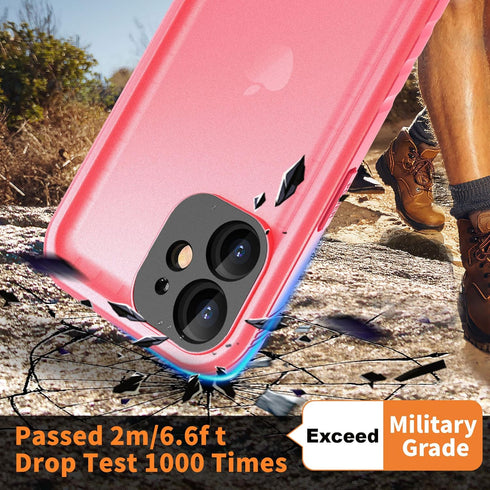 Cozycase Compatible with Waterproof iPhone 11 case, Built-in Screen Protector, Full-Body Rugged Bumper Sealed Case Cover, Shockproof Dustproof Wat...