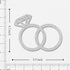 Diamond Ring Cake Topper - Engagement - Wedding - Bridal Shower - Valentine Party Decoration...