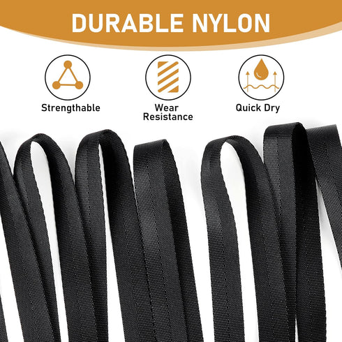 PrimePets Long Leash for Dog Training, 20 Ft Dog Leash Nylon, Heavy Duty Dog Leash Pet Supplies, Great for Walking or Camping (No Clicker Included...