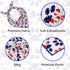 4th of July Dog Bandana - American Flag Dog Bandanas for Small, Medium, Large Dogs, Patriotic USA Independence Day Dog Puppy Collar Scarf for Dogs...