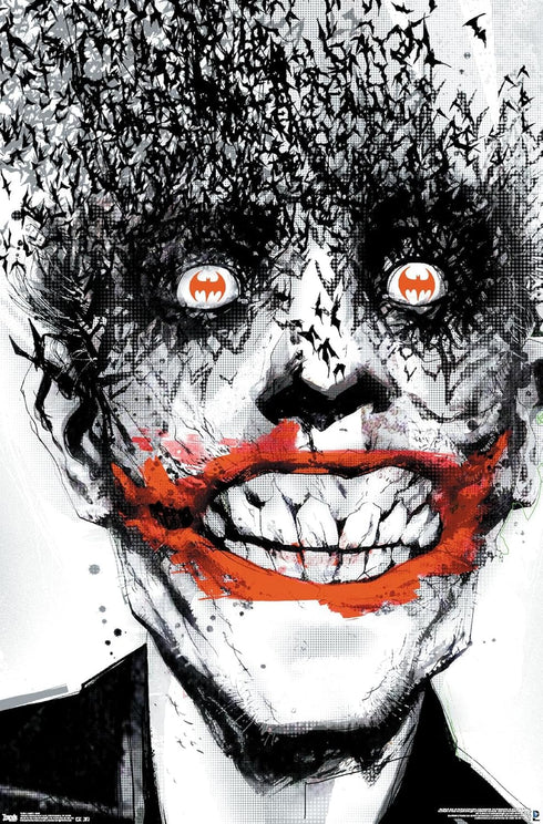 Trends International DC Comics - The Joker - Bats Wall Poster, 22.375" x 34", Unframed Version...