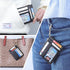 Teskyer Slim Wallet for Women, RFID Blocking Credit Card Holder Wallet with Zipper Pocket and Easy to Attach Keychain - Lichee Black...