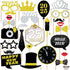 New Years Photo Booth Props | Pack of 20, Real Glitter | New Years Eve Party Supplies 2019 | Nye decorations 2019 | New-Year Decorations 2019 | Ha...