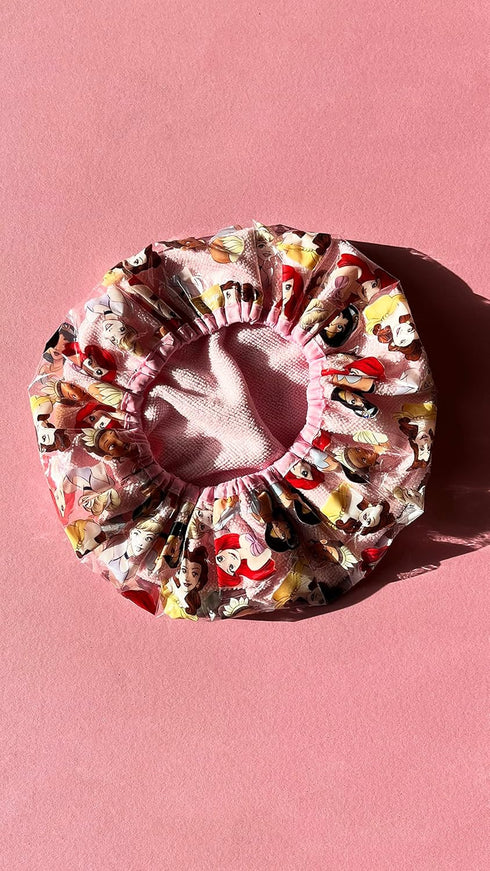 Mad Beauty Disney Princess Shower Cap | Water Repellent | Keeps Hair Tucked Away During Beauty Routine | Cruelty-Free Cosmetics | Skincare Gifts f...
