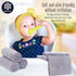 16 Pack Baby Washcloths - Luxury Coral Fleece - Extra Absorbent and Soft Wash Clothes for Newborn, Infants and Toddlers - Suitable for Sensitive S...