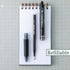 Pilot, FriXion Clicker Erasable Gel Pens, Extra Fine Point 0.5 mm, Pack of 8, Black, Red & Blue...
