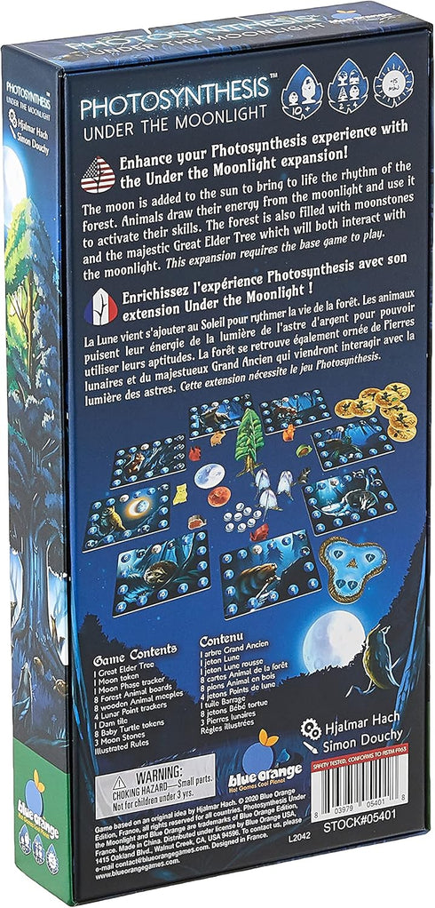 Photosynthesis Under The Moonlight - Expansion to Photosynthesis Original Game- Family or Adult Strategy Board Game for 2 to 4 Players. Recommende...