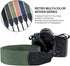 Padwa Lifestyle Dark Green Camera Strap - 2" Wide Cotton Woven Genuine Leather Head Camera Straps,Complimentary 2 Pcs Quick Release Clips for All ...