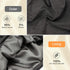 Silk Satin Lined Bonnet Sleep Cap - Adjustable Stay on All Night Hair Wrap Cover Slouchy Beanie for Curly Hair Protection for Women and Men - Soli...