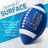 Franklin Sports Kids Junior Football - Grip-Rite 100 Youth Junior Size Rubber Footballs - Peewee Kids Durable Outdoor Rubber Footballs - Single Fo...