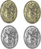 4pcs Viking Brooches Norse Dress Apron Pins Nordic Cloak, Shawl, Coat, Sweater Buckle Set with Age Oval Brooch, Turtle Amulet, Sweden Pin, Talisma...