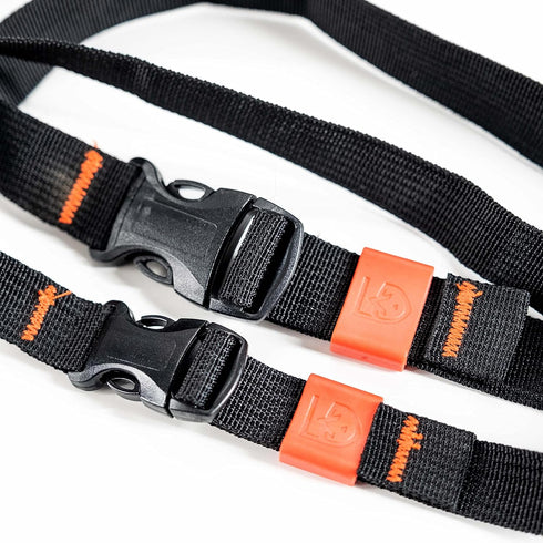 GEAR AID Utility Straps with Side-Release Buckle, Secure and Compress Camping, Biking, Hunting, Boating Gear, Multiple Sizes 1" x 24"...