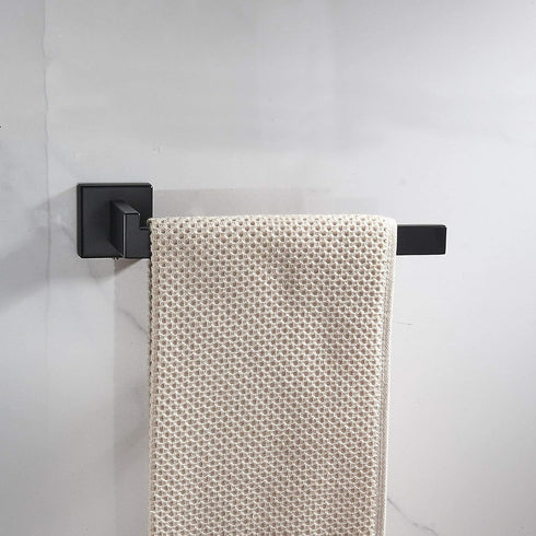 JunSun Square Towel Holder Stainless Steel Contemporary Towel Ring Hand Towel Holder Bathroom Hardware Modern Design Bathroom Towel Ring Towel Bar...