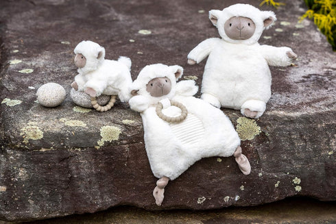 Mary Meyer Luxey Lamb Lovey Soft Toy, 12-Inches, White Lamb...