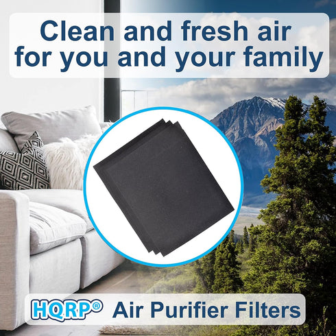 HQRP 6-Pack Carbon Filters Compatible with Hamilton Beach 04922 Replacement fits TrueAir 04160, 04161 models, fits 04912 HEPA Filter...