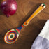 Baltique Marrakesh Collection 12-1/2" Wooden Cooking Spoon with Spoon Rest Notch, Safe for Use on Nonstick...