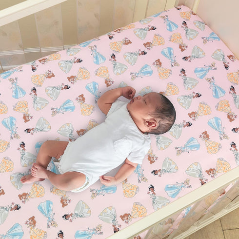 Disney Princesses Fitted Crib Sheet...