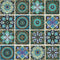 16 Pcs 6x6 Inch Mandala Decorative Tile Stickers, Peel and Stick Adhesive Tile Stickers, Home Decor, Furniture Decor, Staircase, Backsplash Tile S...