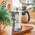 GROSCHE Milano Moka Pot | 3 Espresso Cup - 5 oz | Stovetop Espresso Percolator & Coffee Maker – Portable, Ideal for Home and Camping...