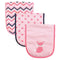 Luvable Friends Unisex Baby Cotton Burp Cloths with Fiber Filling, Foxy, One Size...